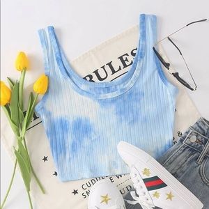 Shein tie- dye tank top